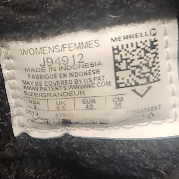 Black Merrell slippers size 9 - Picture 7 of 7